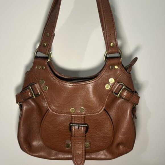 Vintage Mulberry Phoebe Oak Tan Leather Shoulder Bag